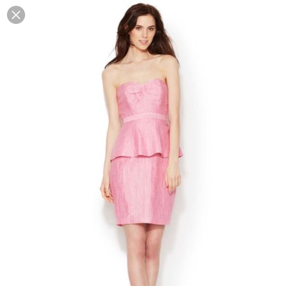 Tracy Reese Linen Peplum Dress. Worn 1 time.